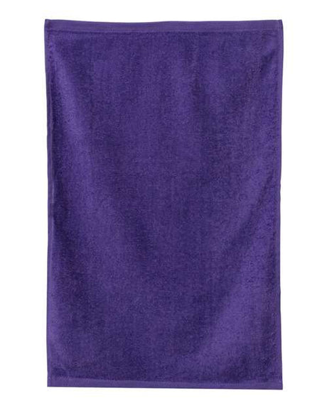 Q-Tees Deluxe Hemmed Hand Towel - Q-Tees T300 Q-Tees Purple One Size