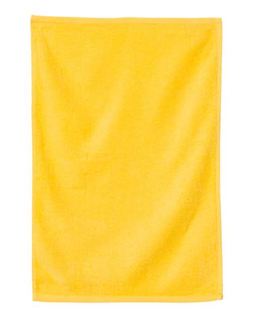 Q-Tees Deluxe Hemmed Hand Towel - Q-Tees T300 Q-Tees Yellow One Size