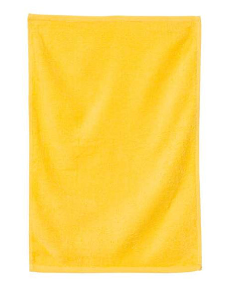 Q-Tees Deluxe Hemmed Hand Towel - Q-Tees T300 Q-Tees Yellow One Size