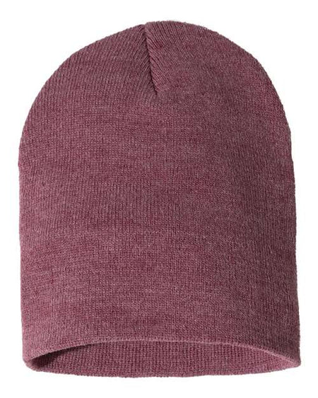 Sportsman 8" Beanie - Sportsman SP08 Sportsman Heather Cardinal One Size