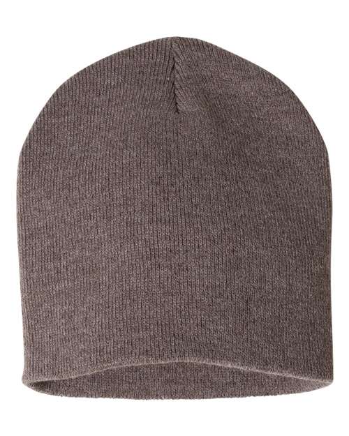 Sportsman 8" Beanie - Sportsman SP08 Sportsman Heather Brown One Size