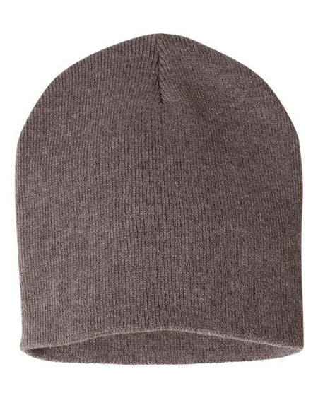 Sportsman 8" Beanie - Sportsman SP08 Sportsman Heather Brown One Size