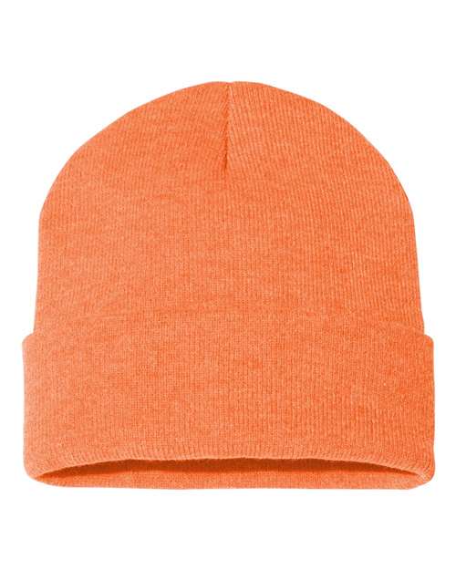 Sportsman 12" Solid Cuffed Beanie - Sportsman SP12 Sportsman Heather Orange One Size