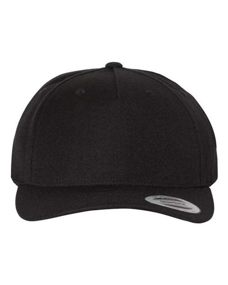 YP Classics Premium Five-Panel Curved Bill Snapback Cap - Yupoong 5789M