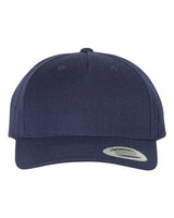 YP Classics Premium Five-Panel Curved Bill Snapback Cap - Yupoong 5789M