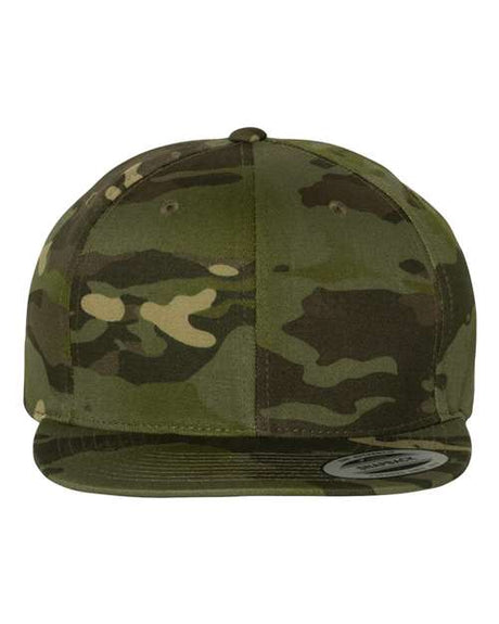 YP Classics Premium Flat Bill Snapback Cap - Yupoong 6089M