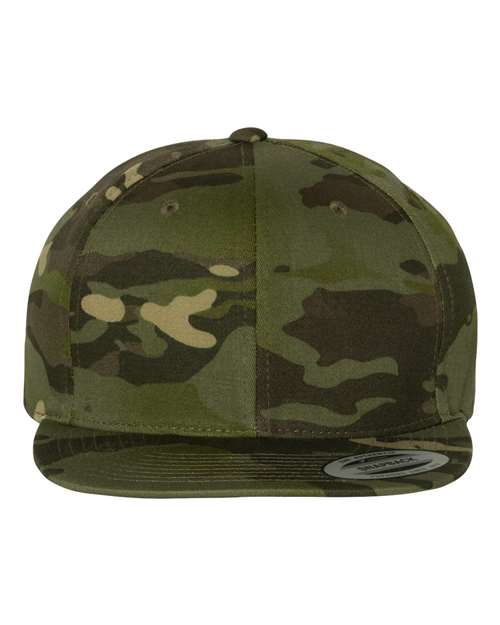 YP Classics Premium Flat Bill Snapback Cap - Yupoong 6089M