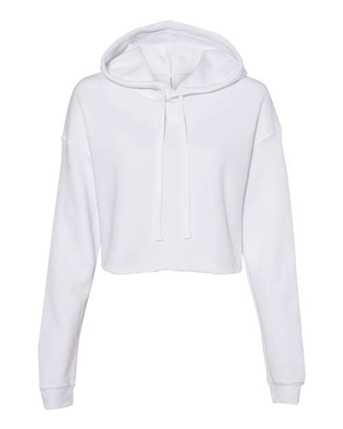 Bella + Canvas 7502 Women's Crop Fleece Hoodie Sweatshirt