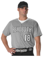 Alleson Athletic Men's Full Button Lightweight Baseball Jersey - Alleson Athletic 52MBFJ