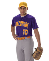 Alleson Athletic Youth Full Button Lightweight Baseball Jersey - Alleson Athletic 52MBFJY