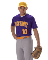 Alleson Athletic Youth Full Button Lightweight Baseball Jersey - Alleson Athletic 52MBFJY
