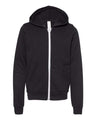 Bella + Canvas 3739Y Youth Sponge Fleece Full-Zip Hoodie Sweatshirt
