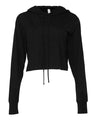 BELLA + CANVAS Women’s Triblend Crop Long Sleeve Hoodie - BELLA + CANVAS 8512