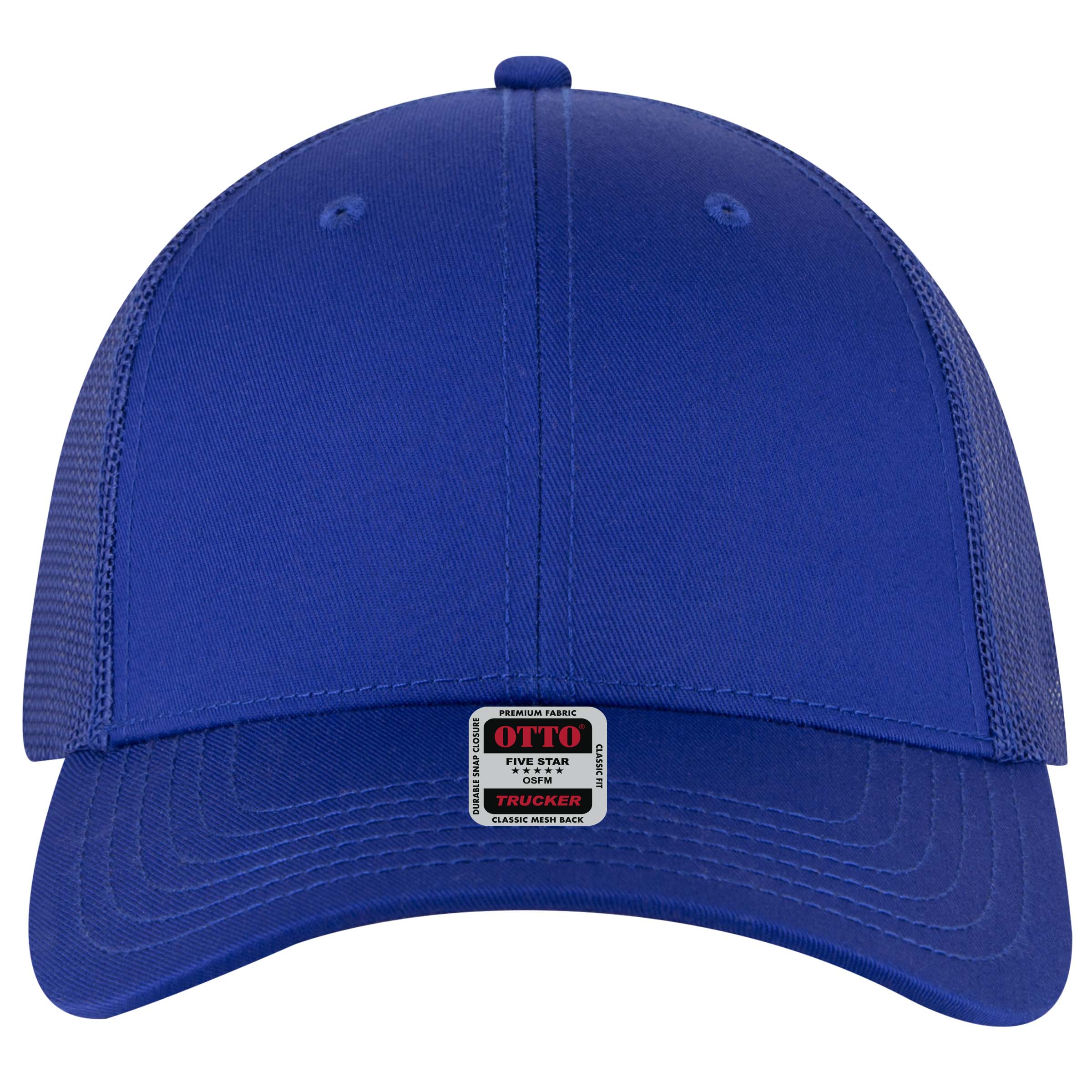 OTTO CAP 6 Panel Low Profile Mesh Back Trucker Hat OTTO 83-1239 Otto Cap