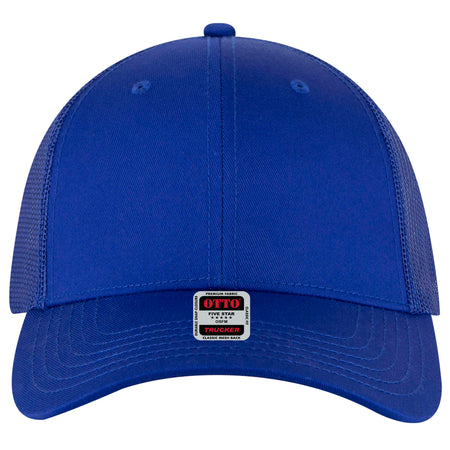 OTTO CAP 6 Panel Low Profile Mesh Back Trucker Hat OTTO 83-1239 Otto Cap