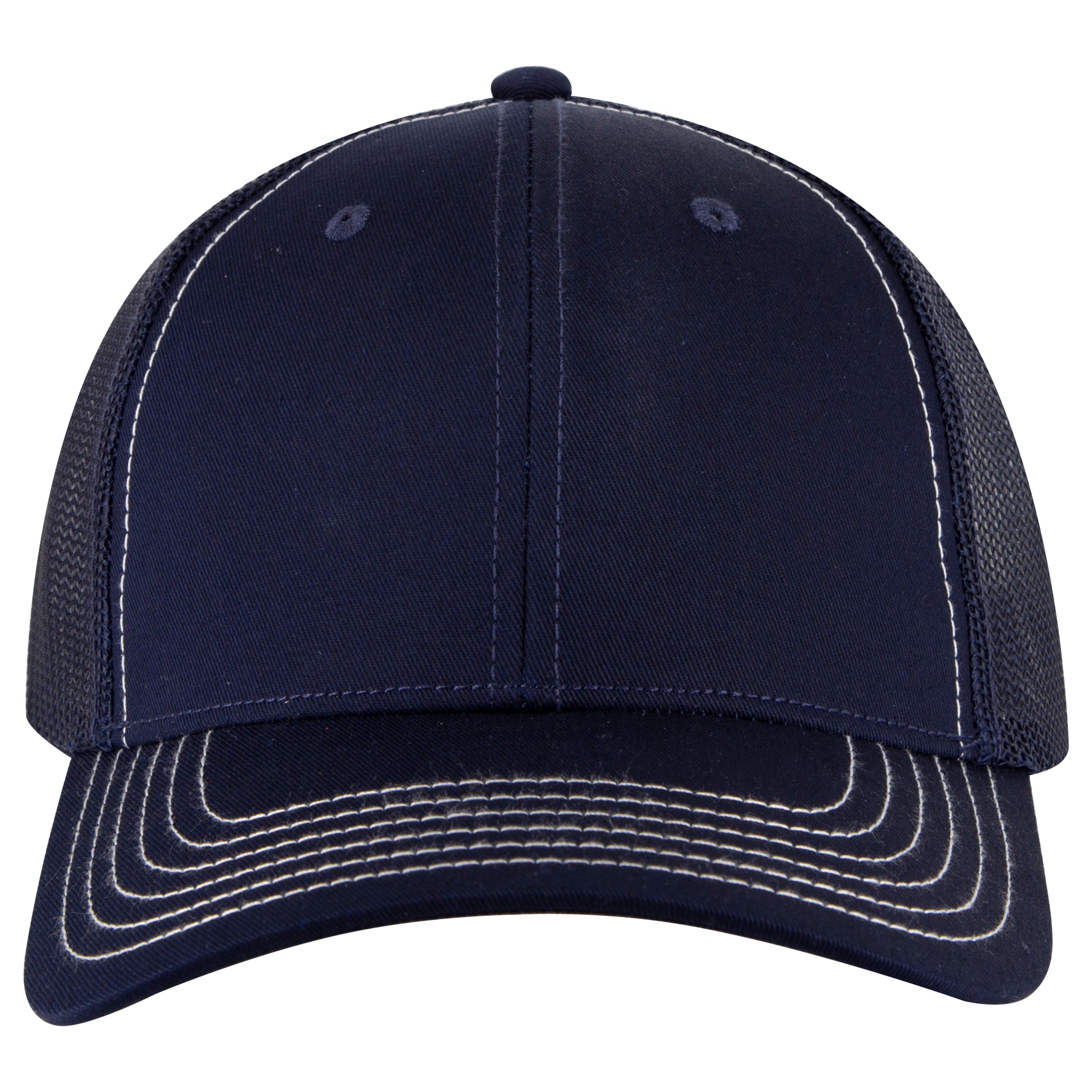 OTTO CAP 6 Panel Low Profile Mesh Back Trucker Hat OTTO 83-1239 Otto Cap