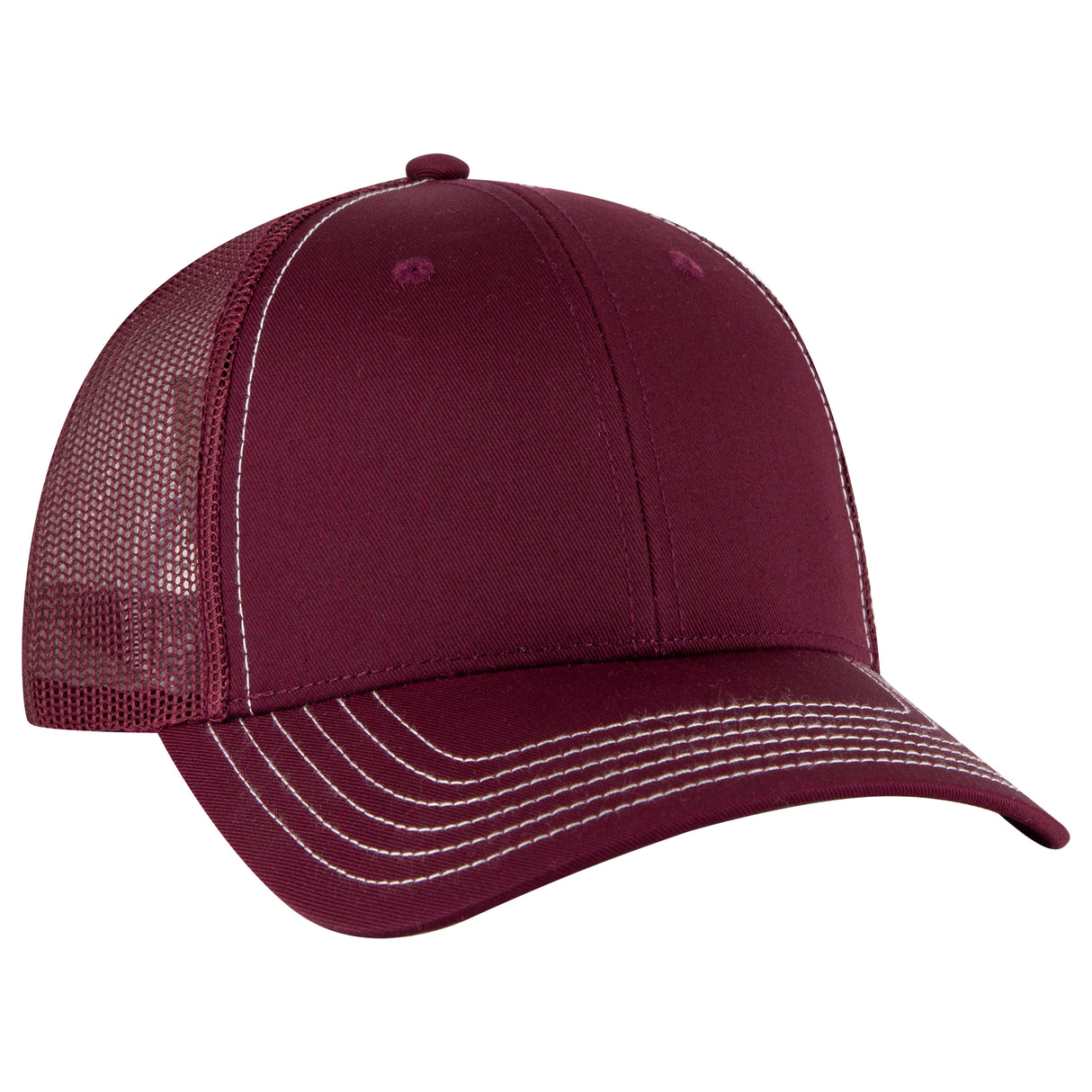 OTTO CAP® 6 Panel Low Profile Mesh Back Trucker Hat OTTO 83-1239