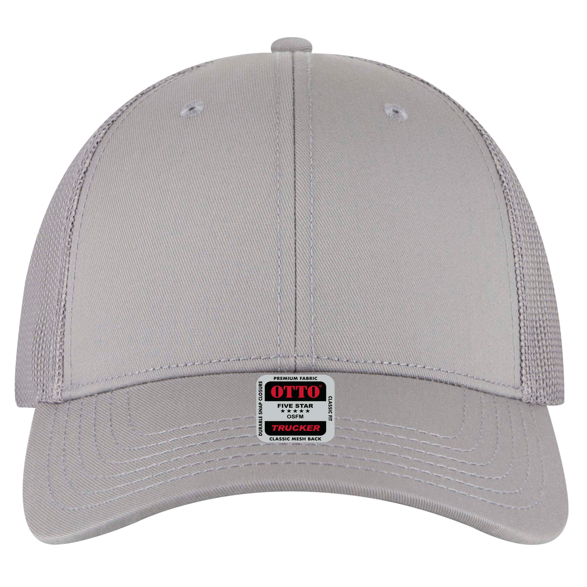 OTTO CAP 6 Panel Low Profile Mesh Back Trucker Hat OTTO 83-1239 Otto Cap