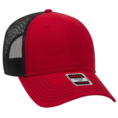 OTTO CAP® 6 Panel Low Profile Mesh Back Trucker Hat OTTO 83-1239