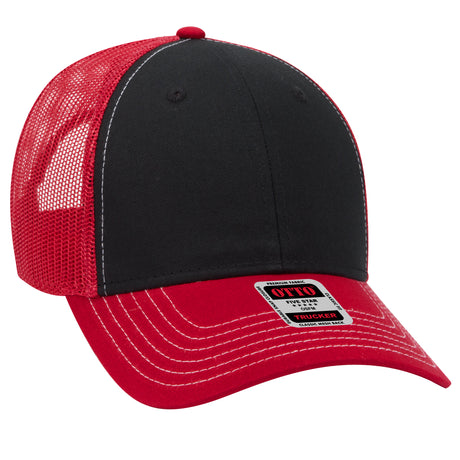 OTTO CAP® 6 Panel Low Profile Mesh Back Trucker Hat OTTO 83-1239