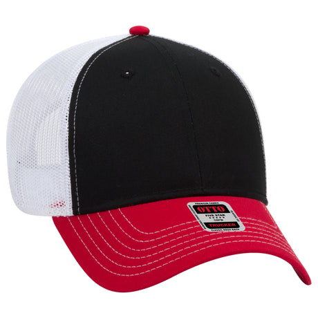 OTTO CAP® 6 Panel Low Profile Mesh Back Trucker Hat OTTO 83-1239