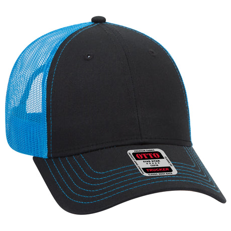 OTTO CAP® 6 Panel Low Profile Mesh Back Trucker Hat OTTO 83-1239