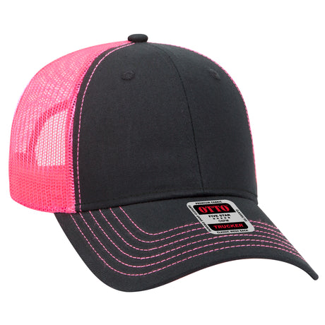 OTTO CAP® 6 Panel Low Profile Mesh Back Trucker Hat OTTO 83-1239