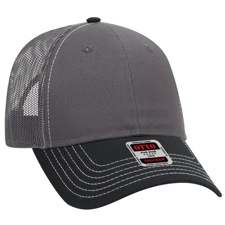 OTTO CAP® 6 Panel Low Profile Mesh Back Trucker Hat OTTO 83-1239