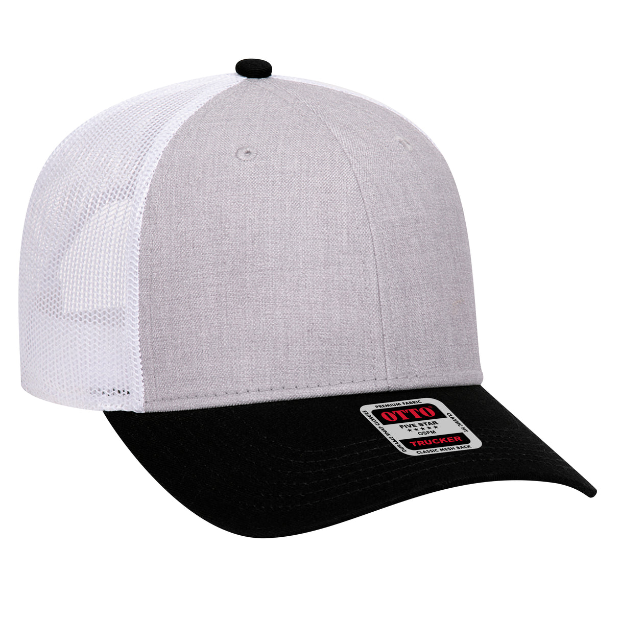OTTO CAP 6 Panel Low Profile Mesh Back Trucker Hat OTTO 83-1239