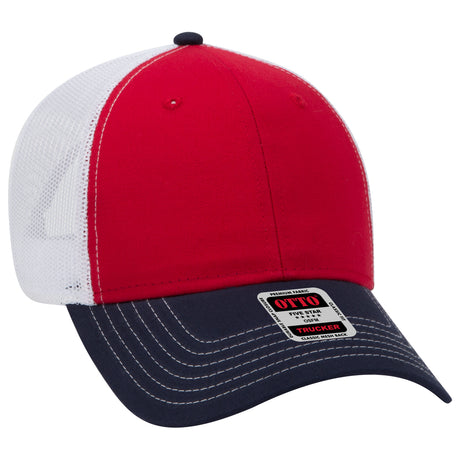 OTTO CAP® 6 Panel Low Profile Mesh Back Trucker Hat OTTO 83-1239