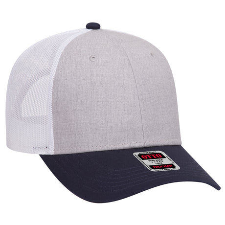 OTTO CAP 6 Panel Low Profile Mesh Back Trucker Hat OTTO 83-1239