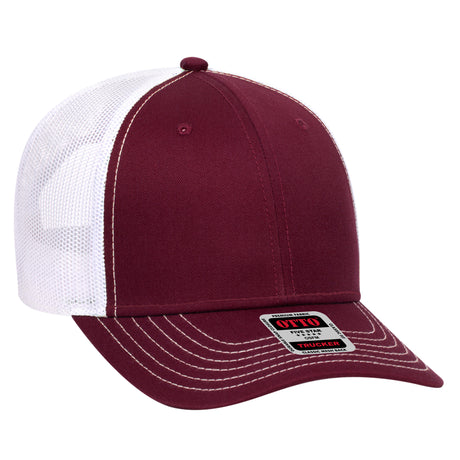 OTTO CAP® 6 Panel Low Profile Mesh Back Trucker Hat OTTO 83-1239