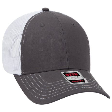 OTTO CAP® 6 Panel Low Profile Mesh Back Trucker Hat OTTO 83-1239