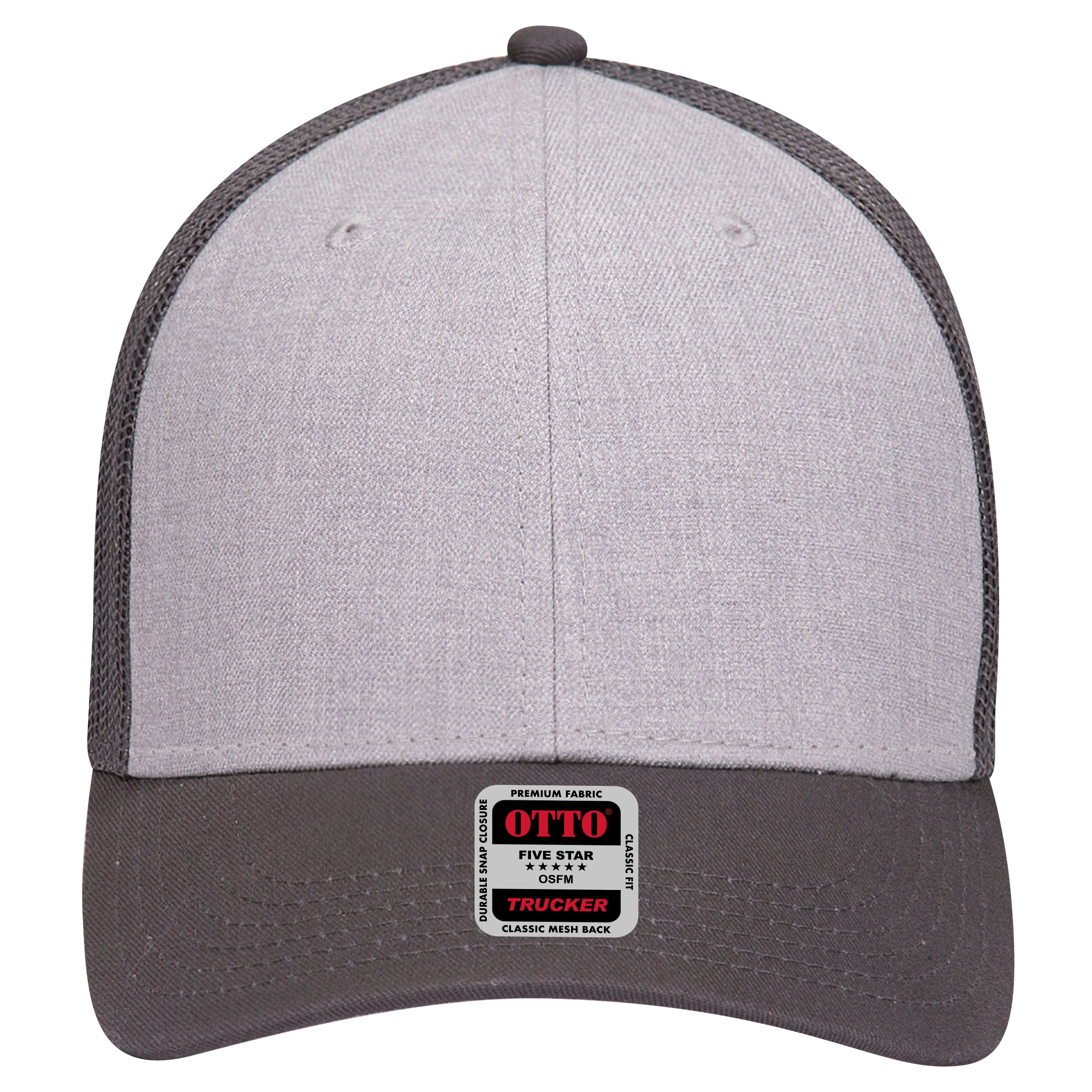 OTTO CAP 6 Panel Low Profile Mesh Back Trucker Hat OTTO 83-1239 Otto Cap