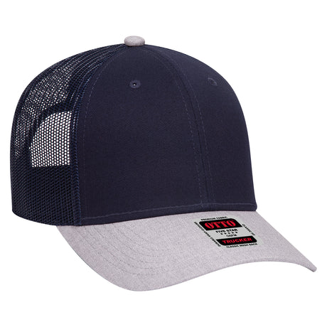 OTTO CAP 6 Panel Low Profile Mesh Back Trucker Hat OTTO 83-1239