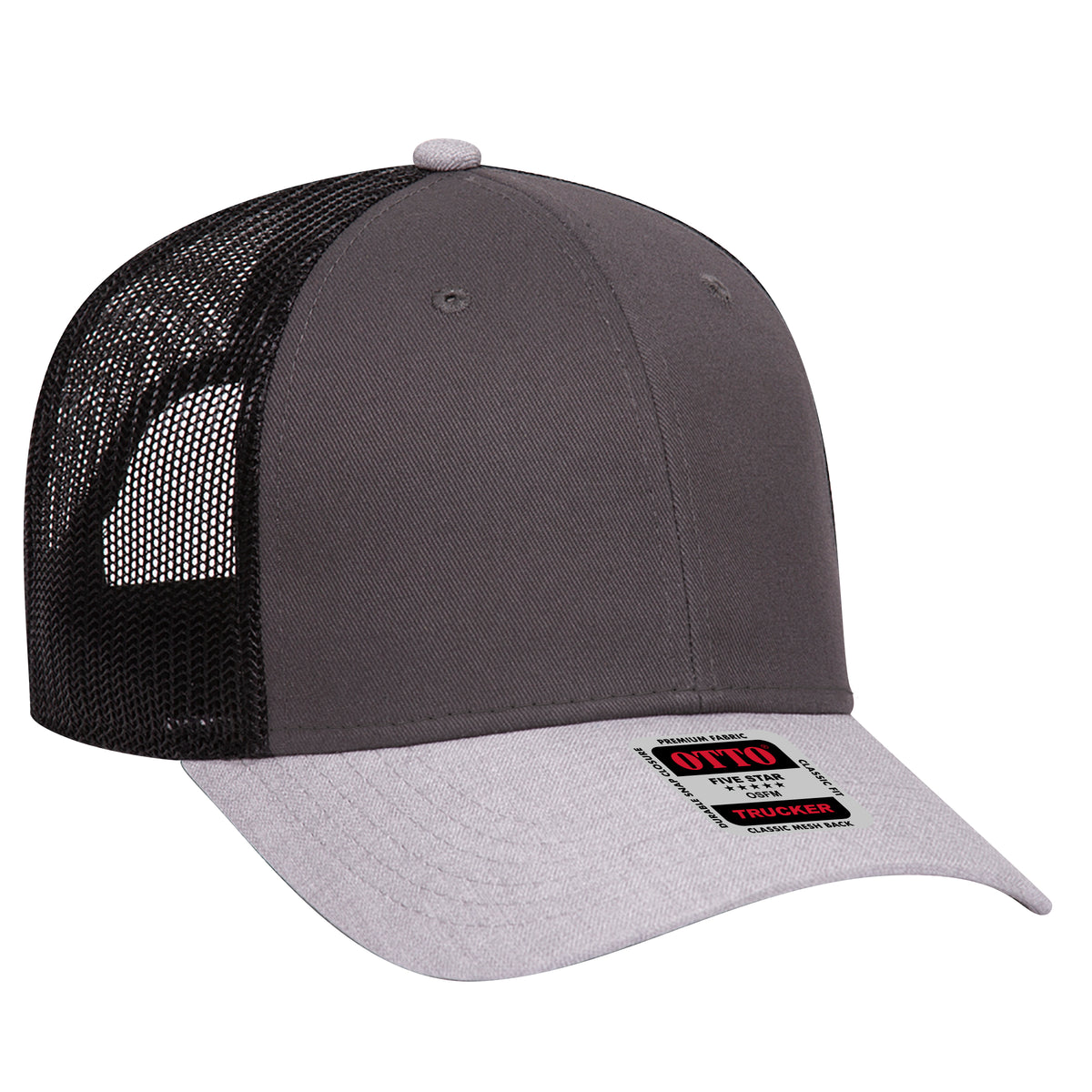 OTTO CAP® 6 Panel Low Profile Mesh Back Trucker Hat OTTO 83-1239