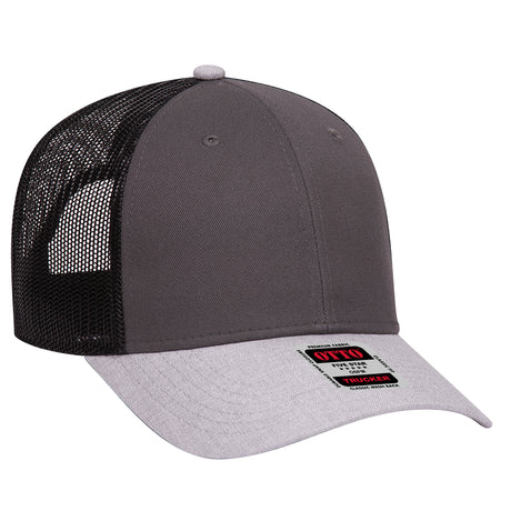 OTTO CAP 6 Panel Low Profile Mesh Back Trucker Hat OTTO 83-1239