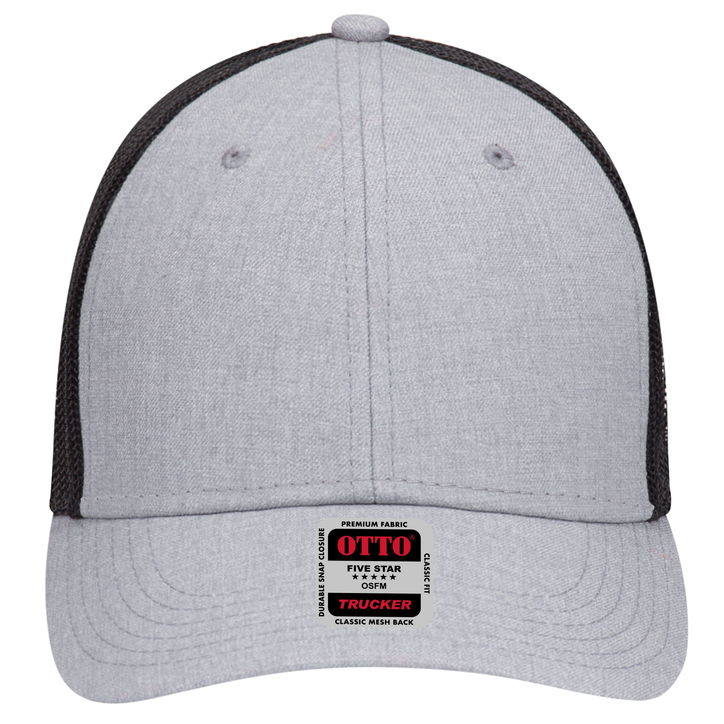 OTTO CAP 6 Panel Low Profile Mesh Back Trucker Hat OTTO 83-1239 Otto Cap