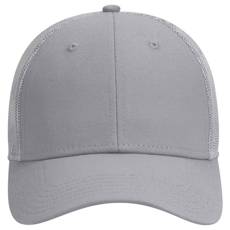 OTTO CAP 6 Panel Low Profile Mesh Back Trucker Hat OTTO 83-1273 Otto Cap 014 - Gray OSFM - Adult