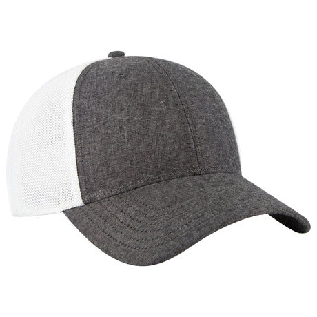 OTTO CAP® OTTO COMFY FIT® 6 Panel Low Profile Mesh Back Trucker Hat OTTO 83-1299