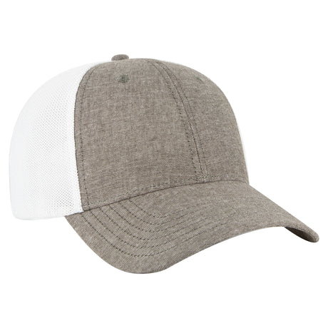 OTTO CAP® OTTO COMFY FIT® 6 Panel Low Profile Mesh Back Trucker Hat OTTO 83-1299