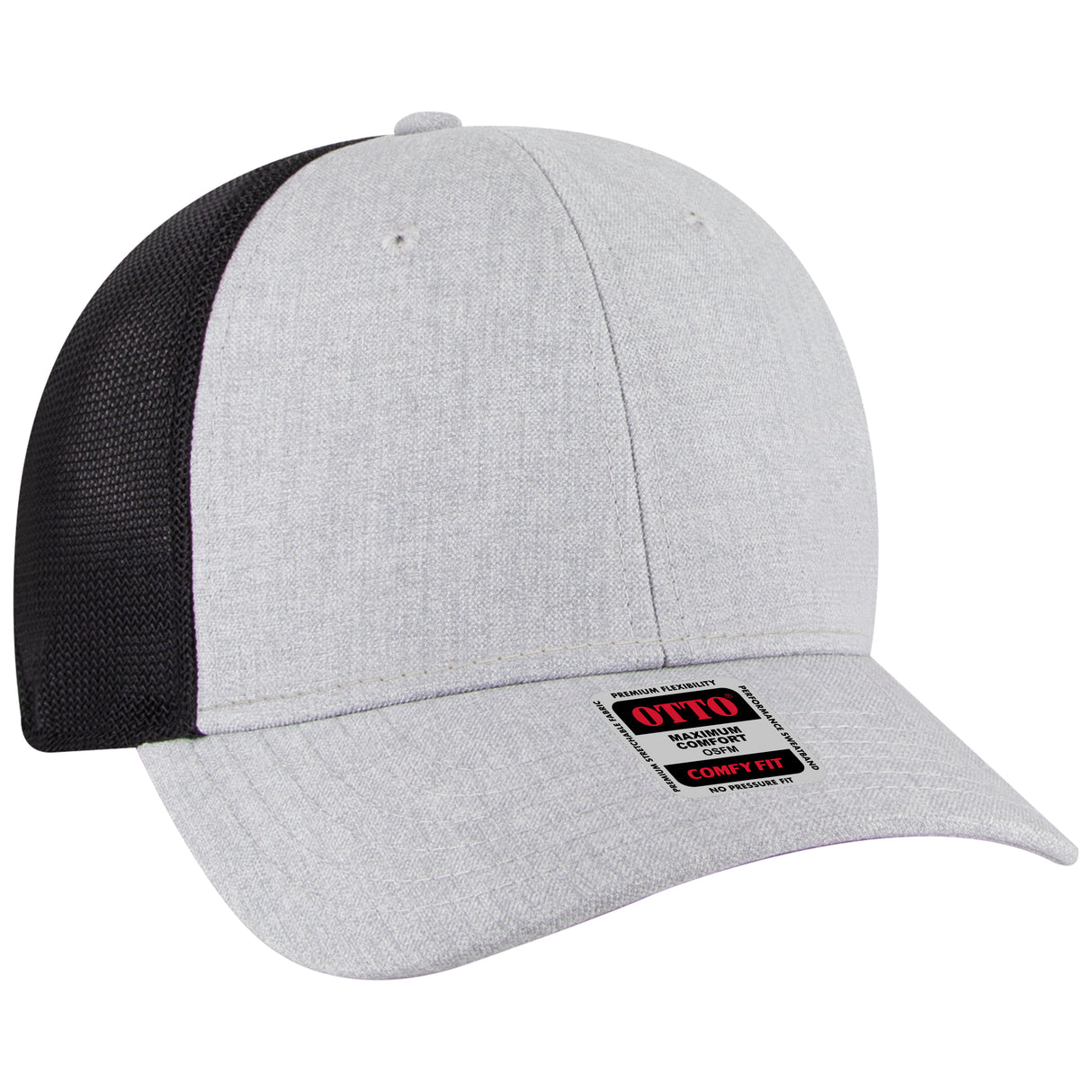 OTTO CAP® OTTO COMFY FIT® 6 Panel Low Profile Mesh Back Trucker Hat OTTO 83-1299