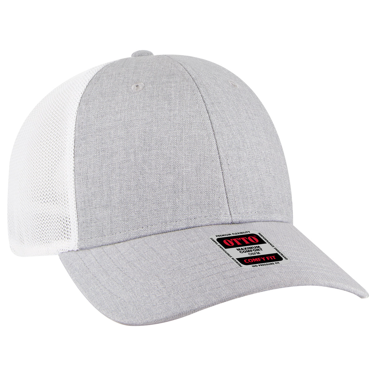 OTTO CAP® OTTO COMFY FIT® 6 Panel Low Profile Mesh Back Trucker Hat OTTO 83-1299