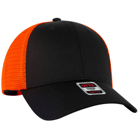 OTTO CAP® OTTO COMFY FIT® 6 Panel Low Profile Mesh Back Trucker Hat OTTO 83-2