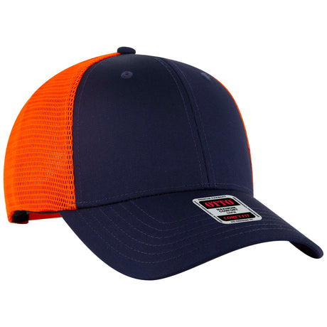 OTTO CAP® OTTO COMFY FIT® 6 Panel Low Profile Mesh Back Trucker Hat OTTO 83-2