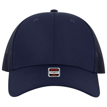 OTTO CAP 6 Panel Low Profile Mesh Back Trucker Hat OTTO 83-3 Otto Cap