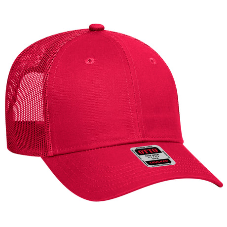 OTTO CAP 6 Panel Low Profile Mesh Back Trucker Hat OTTO 83-473