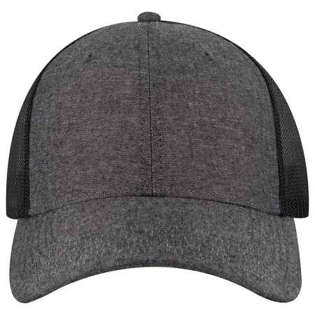 OTTO CAP 6 Panel Low Profile Mesh Back Trucker Hat OTTO 83-473 Otto Cap