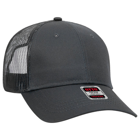 OTTO CAP® 6 Panel Low Profile Mesh Back Trucker Hat OTTO 83-473