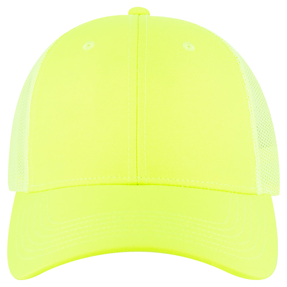 OTTO CAP 6 Panel Low Profile Mesh Back Trucker Hat OTTO 83-473 Otto Cap